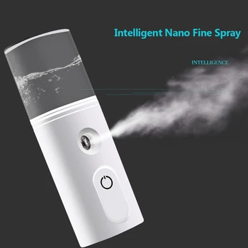 

ELOOLE Nano Steaming Air Humidifier Skin Face Water Supplement Instrument Hand-held Water Machine Moisturizing Nano Ionic Mist