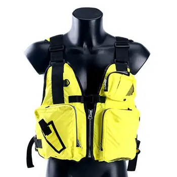 

Waterproof Adult Life Vest Multi Pocket Reflective Adjustable Waistcoat Jacket For Fishing Kayaking Canoeing Survival Sportswear