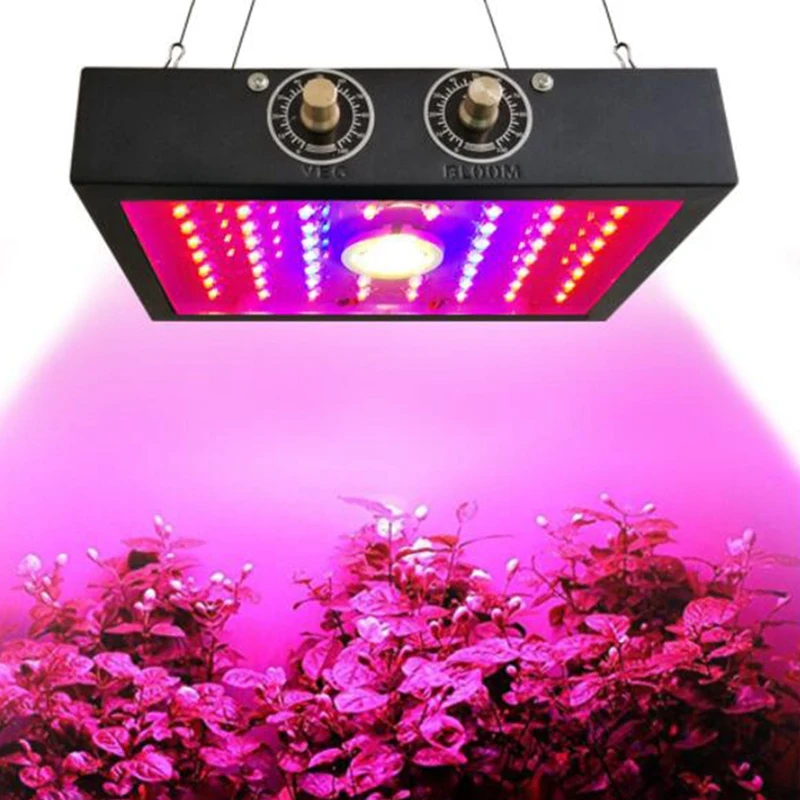 

Two-Chip LED1200W Plant Growth Lamp Plant Cultivation Lamp Gardening Nursery Greenhouse Planting Etc. Adjustable Light Inten