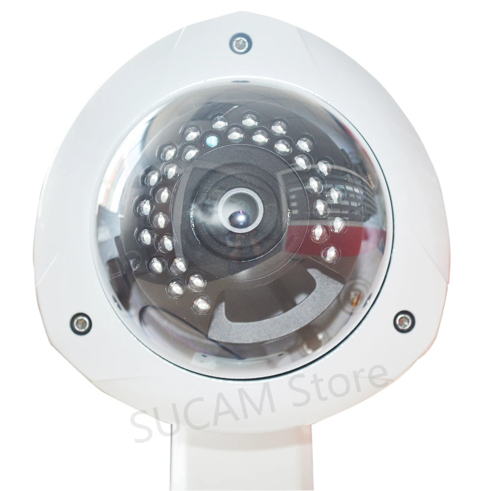 Водонепроницаемый 5MP IP купольная ptz CCTV Камера открытый 4xzoom моторизованный 2,8-12 мм объектив домашней безопасности, видео-Камеры Скрытого видеонаблюдения с кронштейном