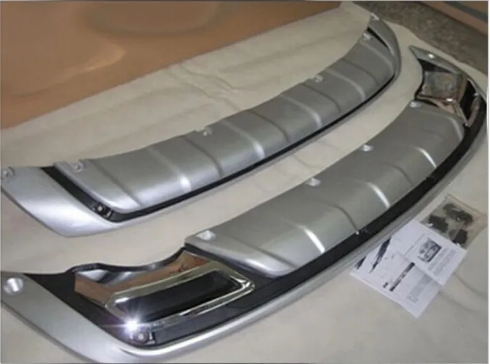 

Auto parts ABS front + Adjusting the bumper cover rear bumper protector Sliding plate for 2010 - 2014 kia sportage car styling f
