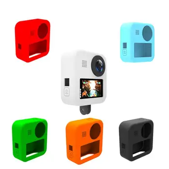 

Silicone Case For GoPro MAX Drop Soft Case Protection Cover Lens Cap Dustproof Panoramic Camera Protector Camera Accessories