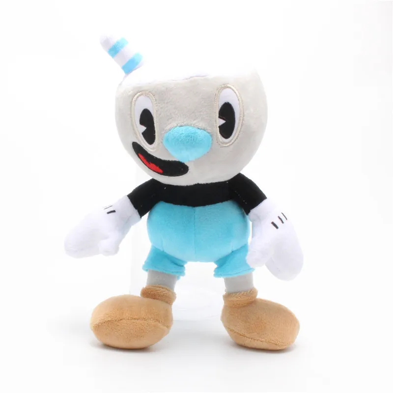 25cm Adventure Game Cuphead Plush Toy Mugman The Devil Legendary Chalice Plush Dolls Toys for Children 2