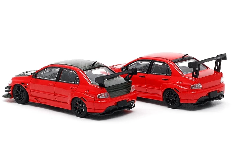 Украшение автомобиля для Mitsubishi Evo9 сплав готового продукта моделирование статического автомобиля Модель 1: 64
