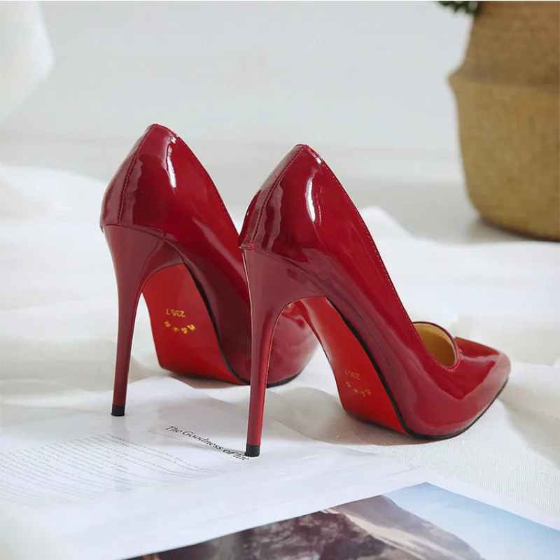 Женские туфли лодочки Свадебная обувь цвета слоновой кости sapatos пикантная
