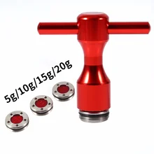 1Set Da Golf Putter Peso Chiave In Lega di Alluminio A Vite Chiave 5g/10g/15g/20g Putter Peso Putter Chiave Accessori Per il Golf(China)