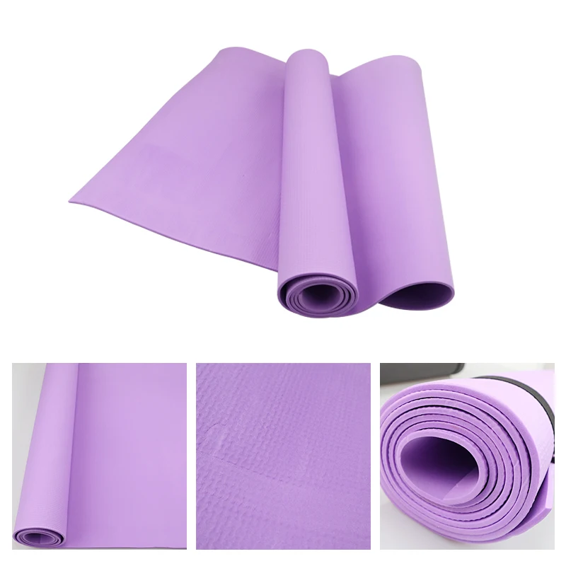 4MM PVC Yoga Mats Anti-slip Blanket PVC Gymnastic Sport Health Lose Weight Fitness Exercise Pad Women Sport Yoga Mat