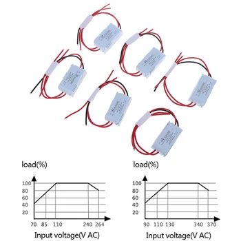 

1PCS AC-DC Power Supply Module AC 1A 5W 220V to DC 3V 5V 9V 12V 15V 24V Mini Convert