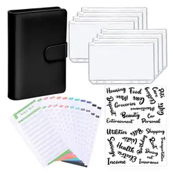 Carnet de notes à feuilles mobiles A6, 1 ensemble, classeur décoratif, bloc notes en papier 