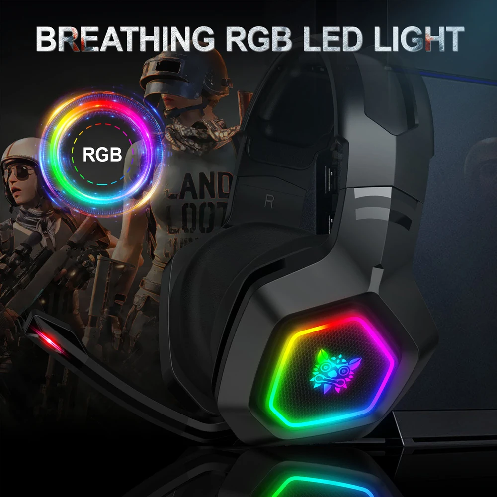 Stereo Gaming Headset For Xbox one PS4 PC 3 5mm Wired Over Head Gamer Headphone With Microphone Volume Control Game Earphone