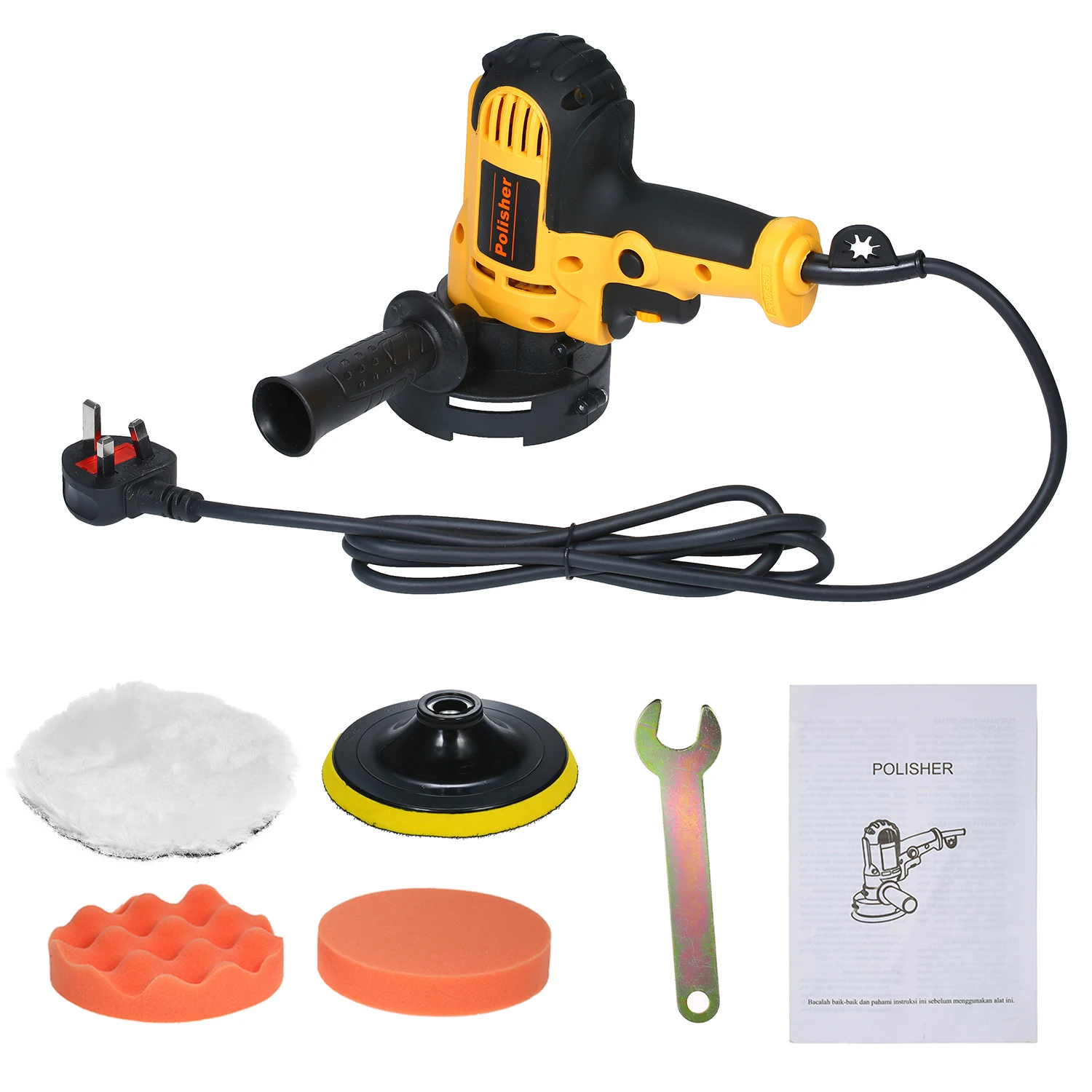 

Electric Car Polisher 220V 700W 600-3700r/min Electric Sander Automobile Waxing Auto Polishing Tool Small Polishing Machine