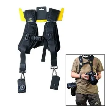 

Double Dual Shoulder Camera Neck Strap Quick Release for Digital SLR DSLR Camera Strap Consumer Electronics для фотоаппарата