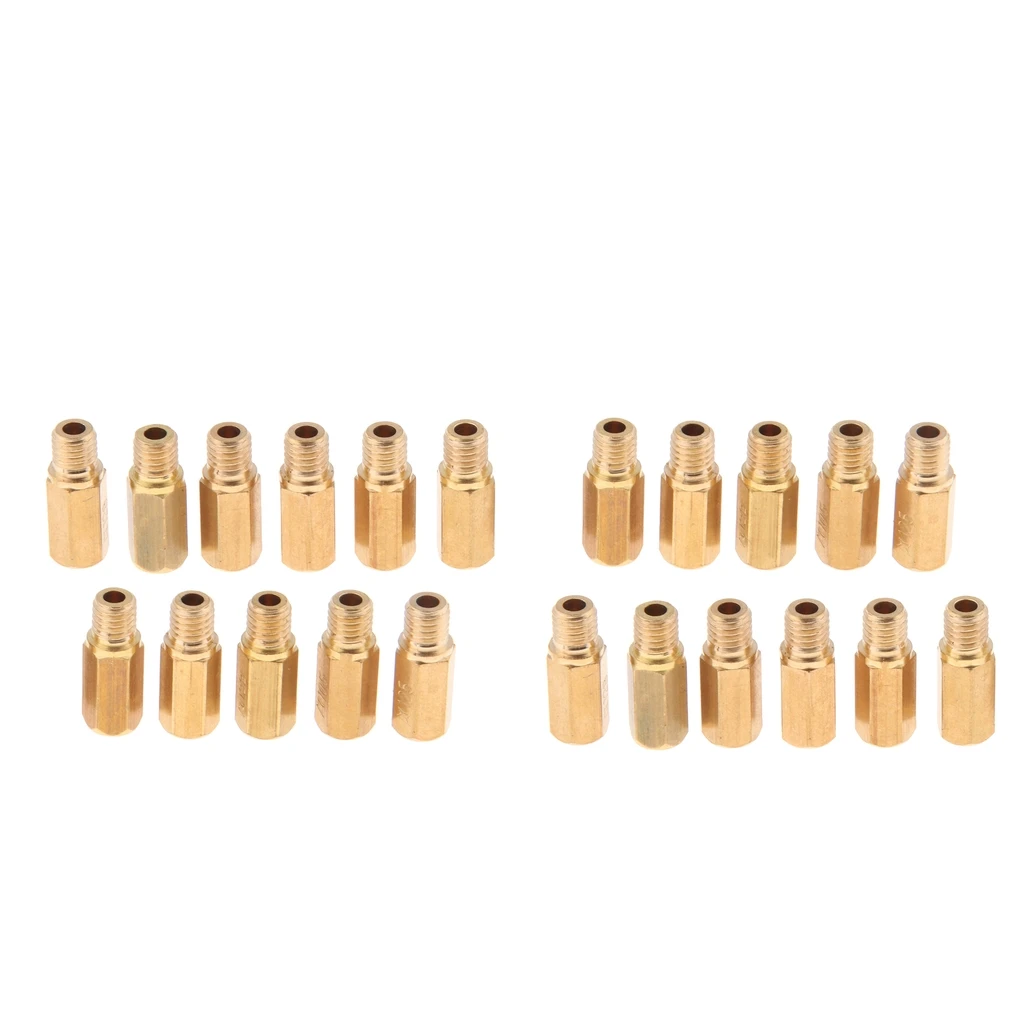 22Packs Carburetor Main Jet Injectors Nozzle Kit For Keihin OKO CVK KOSO PWK