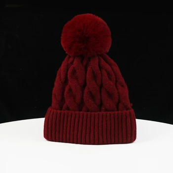 

Wool hat men and women autumn and winter knitted hat tide wild winter cold hat pullover cap
