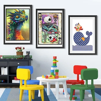 

30x40 Diy Diamond Painting 5d for Home Decor , Living Room Decoration ,Dinosaur