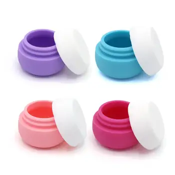 

20ml Portable Travel Trip Silcone Face Cream Box Holder Case Refillable Bottle Empty Cosmetic Storage Jar Container