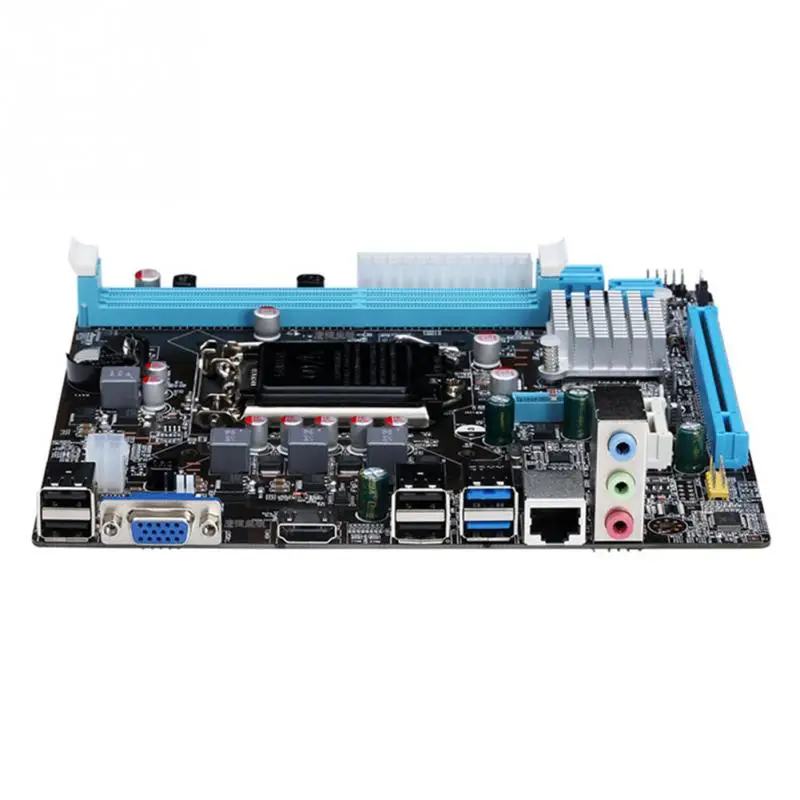 Процессор Intel B75 разъем LGA 1155 Материнская плата mикро ATX 32 ГБ 2 DDR3 1066 1333 1600 USB 3,0 PCI-E для Ксеон Core i3 i5 i7 LGA1155