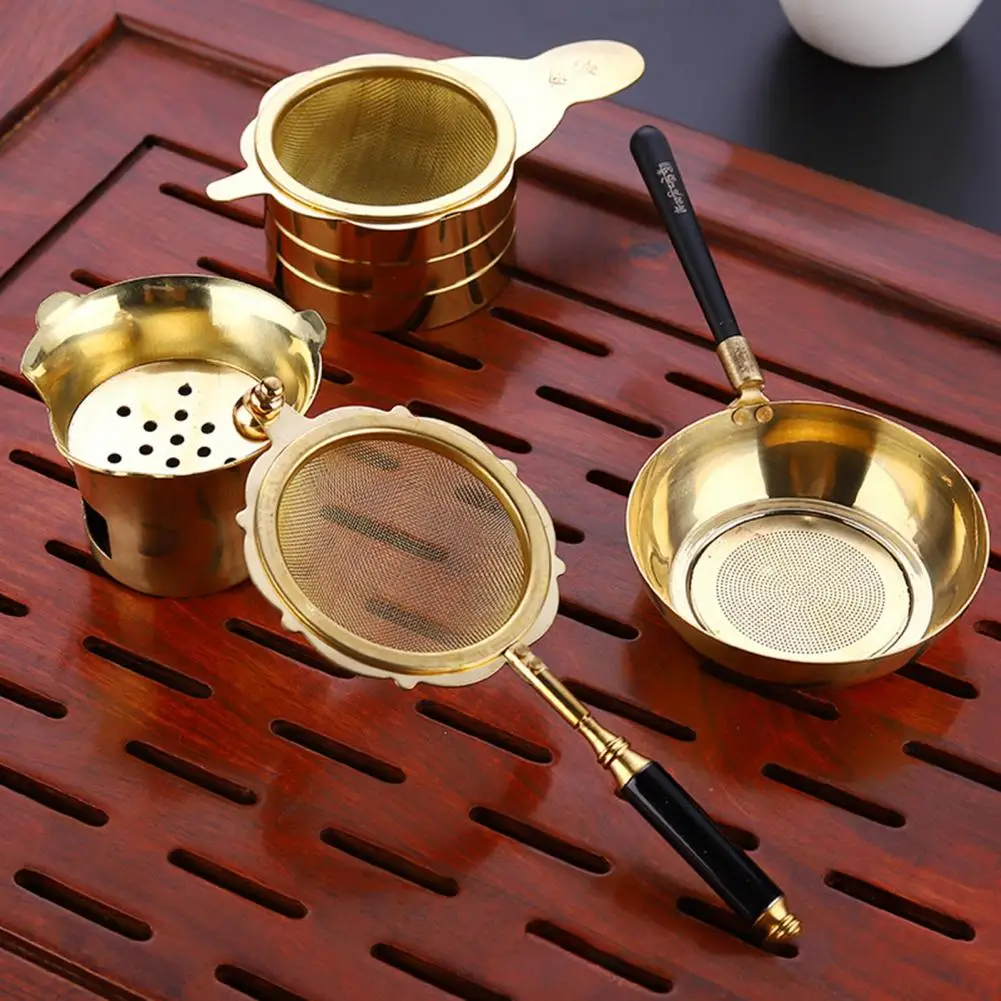 Tea Leaf Filter with Handle Food Grade Tea Coffee Strainer Fine Mesh