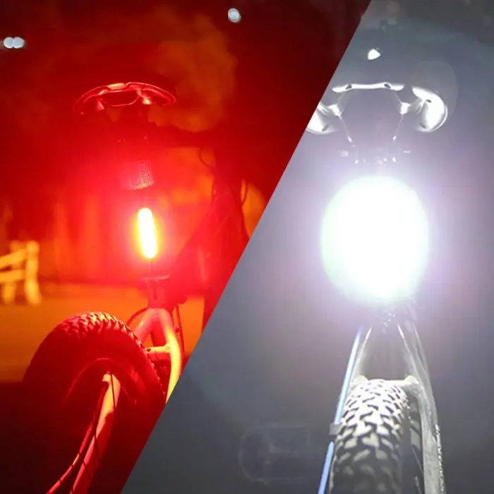 Clearance COB Rear Bicycle light LED Taillight Rear Tail Safety Warning Cycling Portable Light USB Style Rechargeable FDX99 19