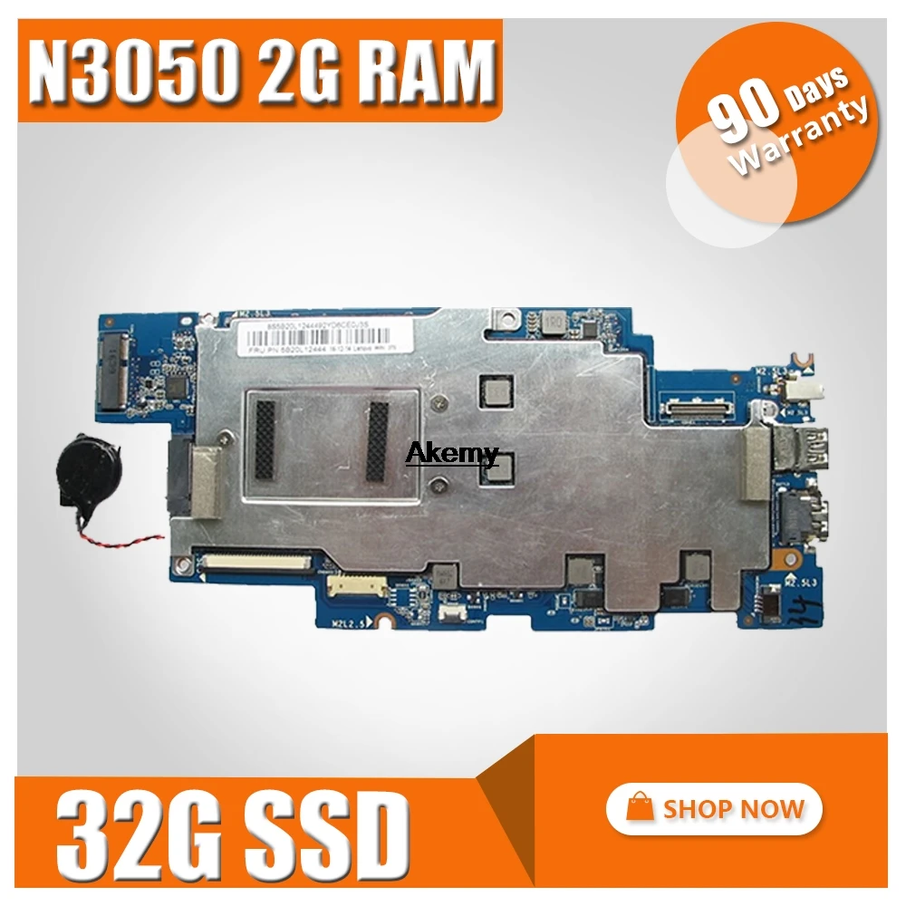 1501B_01_01 100S-14IBR материнская плата для lenovo IdeaPad 100S-14IBR материнская плата для ноутбука cpu N3050 2G ram 32G SSD тестовая работа
