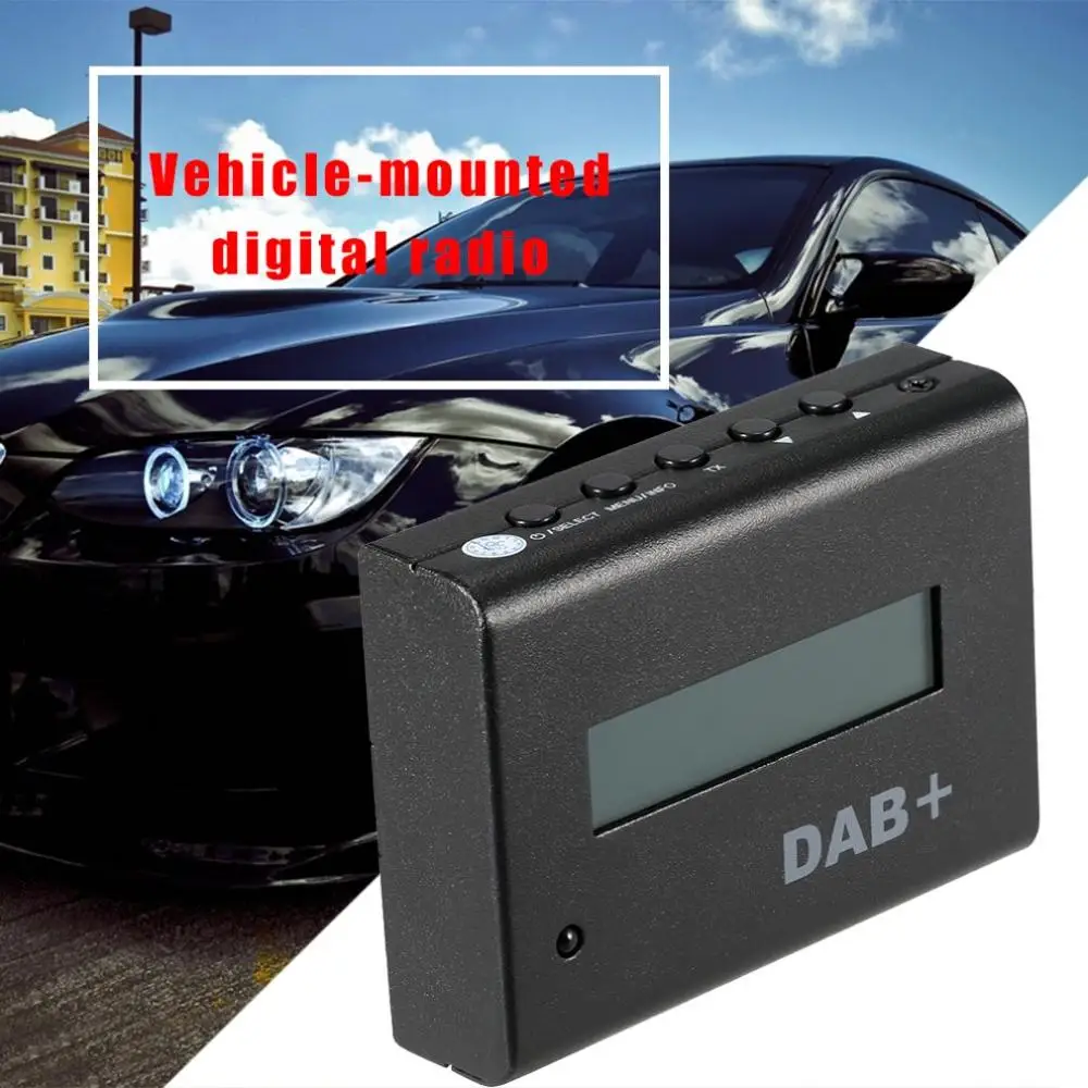 

Car Portable Digital Broadcasting Radio European Standard Digital Radio Dab/Dab+ Audio Signal Output
