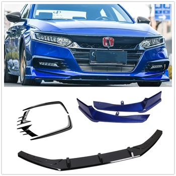 

Spoiler Surround Molding Trims + Fog Light Cover Trim For Honda Accord 2018-2019