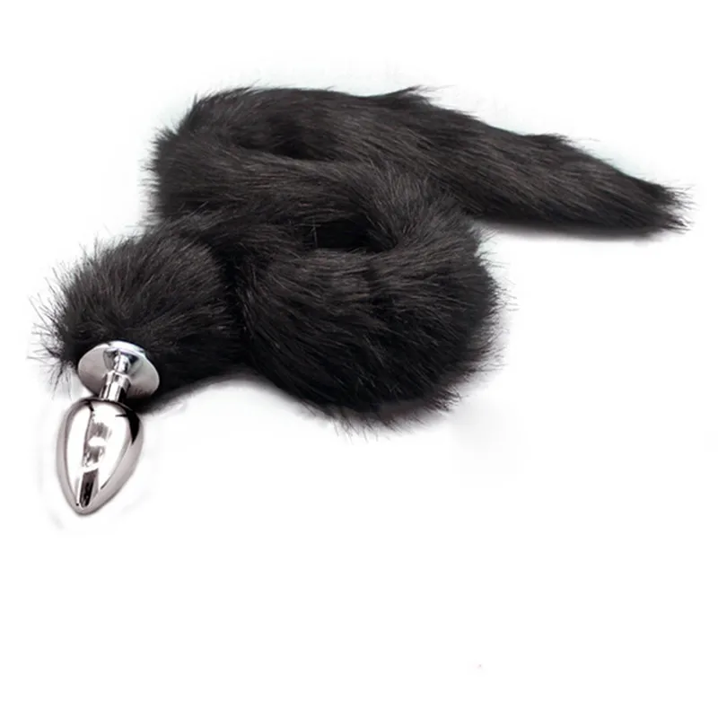 Анальная пробка Modun для косплея настраиваемая клизма биде хвост лисы