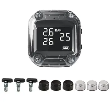 

Motorcycle TPMS Tire Pressure Monitoring System IP67 Waterproof 3-Wheel Motorcycle Tire Pressure Monitoring System USB Charging