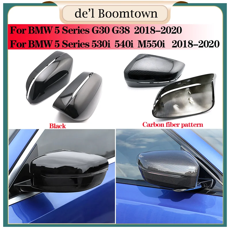Для BMW 5 Series G30 G38 525i 530i 540i M550i 2018 2019 2020 чехол для зеркала заднего вида из углеродного