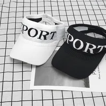 Летняя Солнцезащитная шляпа для улицы, легко сочетающаяся с солнцезащитным кремом, Пустой Топ с надписью для езды на велосипеде