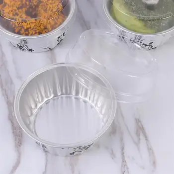 

10Pcs 125ml Aluminum Foil Baking Cup Heat Resistant Cake Cups Pastry Muffin Molds Cupcake Liners Ramekins