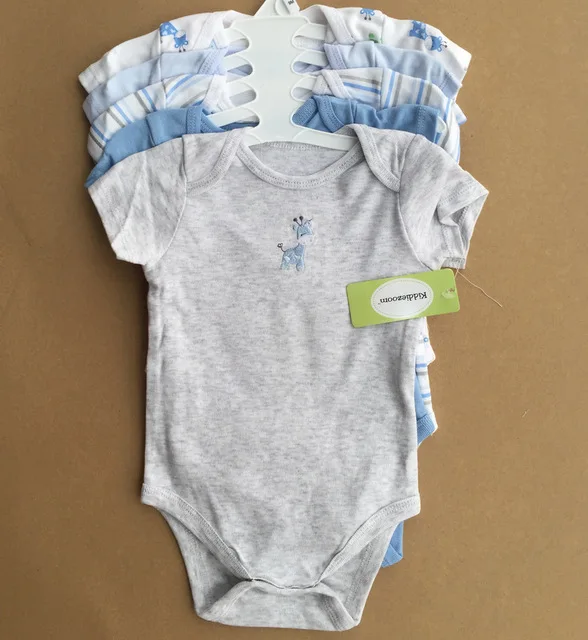 For Sale Baby-Boy Jumpsuit Short-Sleeve Newborn Unisex Cartoon Cotton 5pcs/Lot Random-0-24m Ma5N3eWq9
