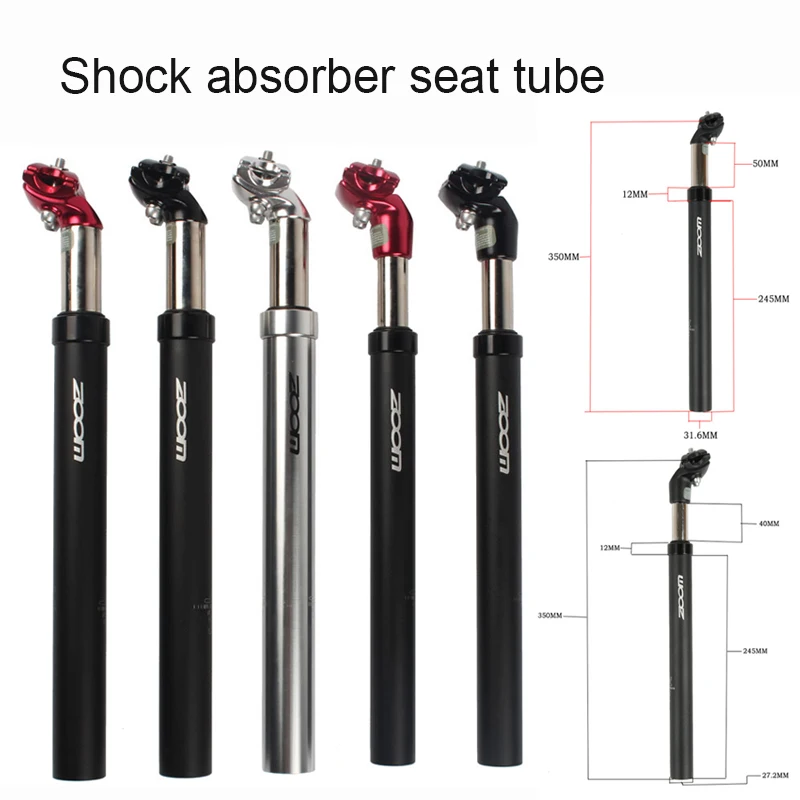 Zoom Mtb Suspension Telescopic Seatpost Bicycle Shock Absorber
