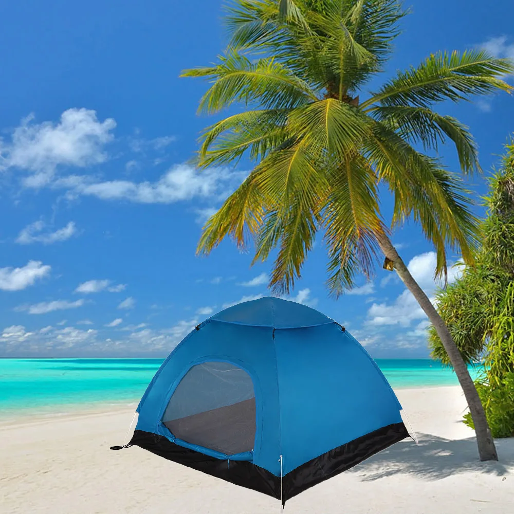 

TOMSHOO Outdoor Portable Automatic Pop Up Tent Beach Tent Camping Hiking Backpacking Tent Sun Shelter for 2-3 Person