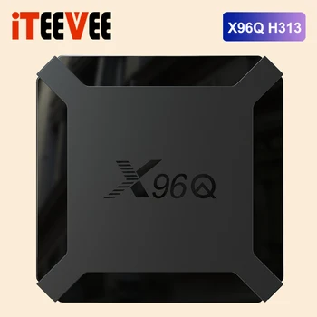 

10pcs 2020 X96Q Android 10.0 TV Box 2GB 16GB Allwinner H313 Quad Core 4K 60fps H.265 2.G Wifi Google Player Youtube Netflix X96