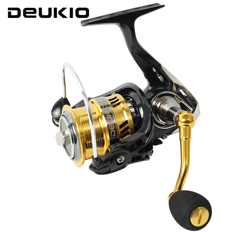 DEUKIO Рыболовная катушка 5 + 1BB водостойкость, катушка для спиннинга, DW2000 DW3000 6,7: 1 Шестерни коэффициент высокой Скорость спиннинговая катушка для карпа соленой воды|Рыболовные катушки| | АлиЭкспресс - 
