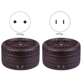 

Tire Oil Aroma Diffuser Air Humidifier Dark Wood Grain Ultrasonic Air Purification Household Aromatherapy Maker