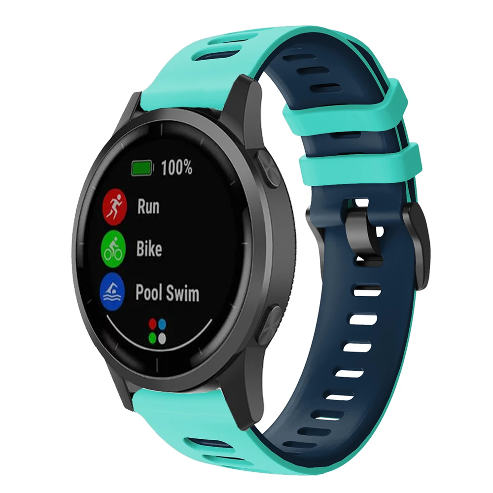 Ремешок для часов Vivoactive3 Correa силиконовый ремешок браслет Garmin Vivoactive 4 3/Venu Forerunner 245M