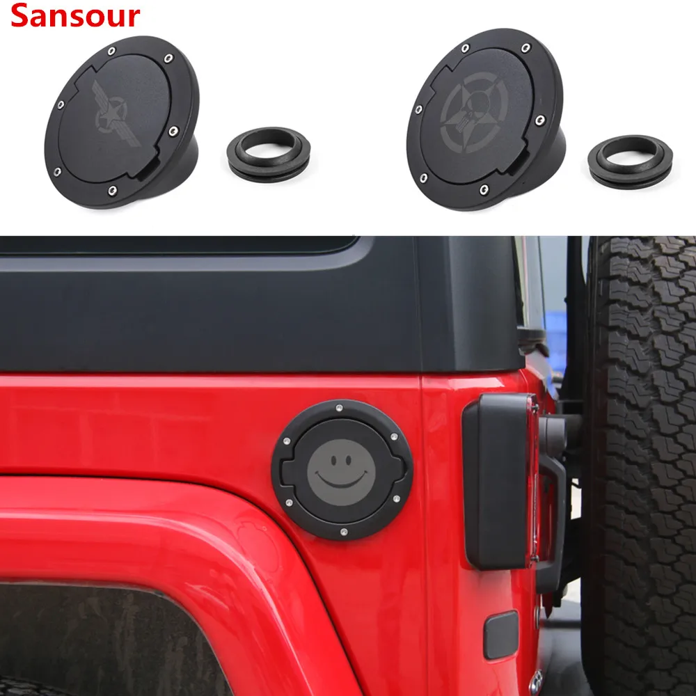 Крышка топливного бака автомобиля Sansour для Jeep Wrangler 2007-2017 внешние аксессуары