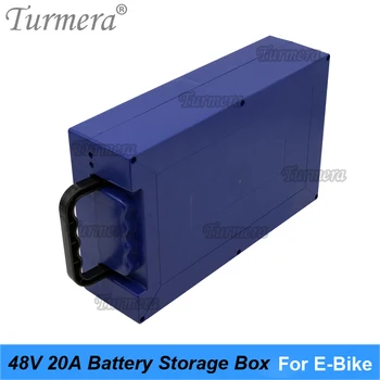 Caja de almacenamiento de batería de 48V y 20Ah para bicicleta eléctrica, de mano para contenedor vacío 18650 3,7 V batería de litio o 3,2 V 32700 Lifepo4, uso de Turmera 1