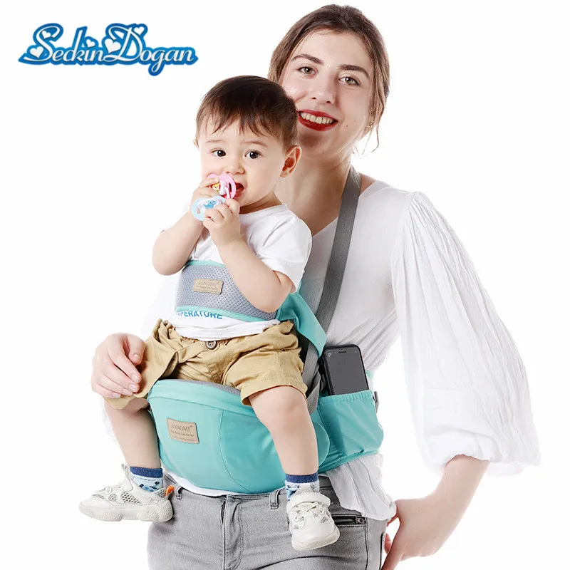 

SeckinDogan Baby Carriers Anti-slip Toddlers Chair Comfortable Newborn Hip Seat Outdoor Travel Baby Carrier Wrap Stool