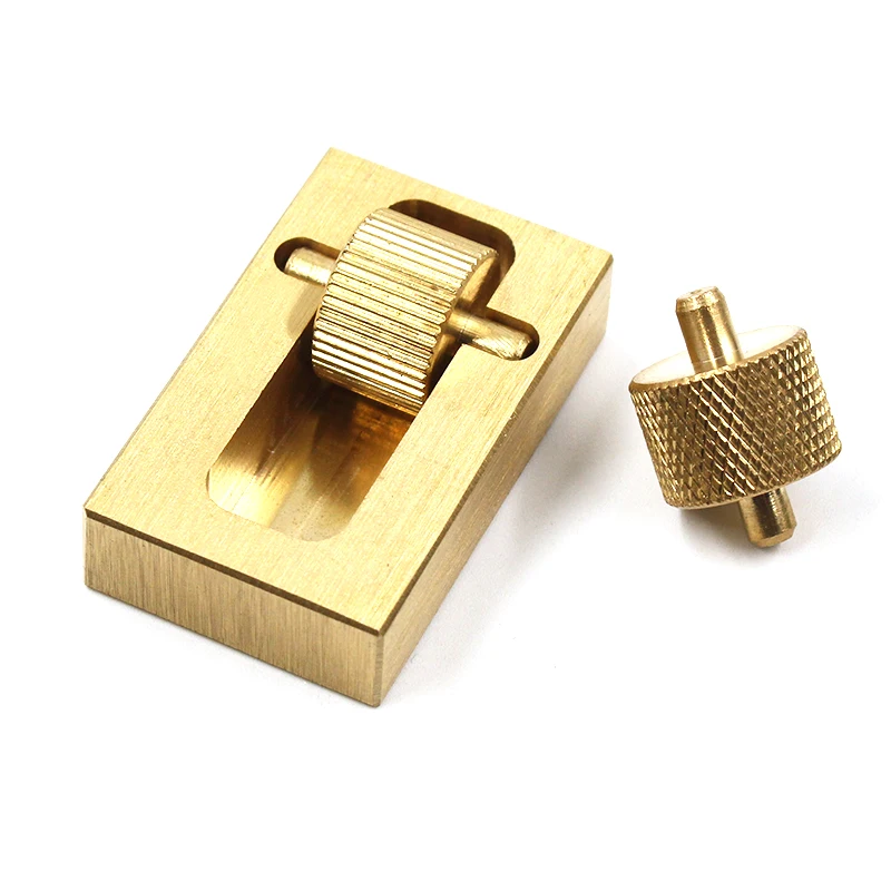 For Leather Making Tools 2 Rollers Pure Copper Craft Carving Edge Dye Oil Sewing