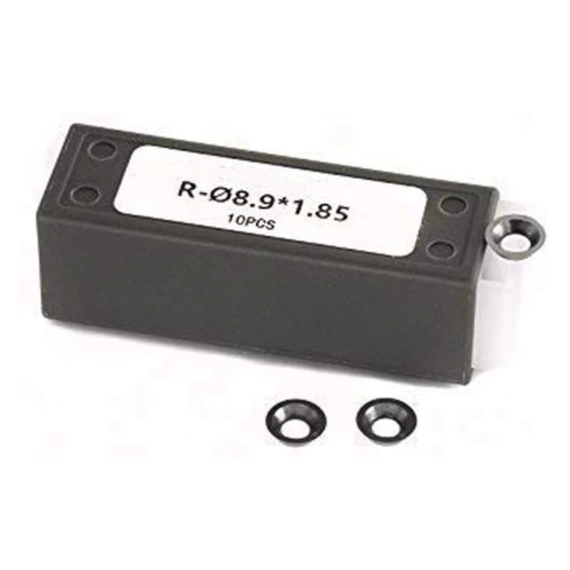 

10Pcs Round Carbide Inserts Cutters for Woodturning Ci5 Cutters Replacement (8.9 Diameter x 1.85 mm Thickness 30 Cutting Angle)