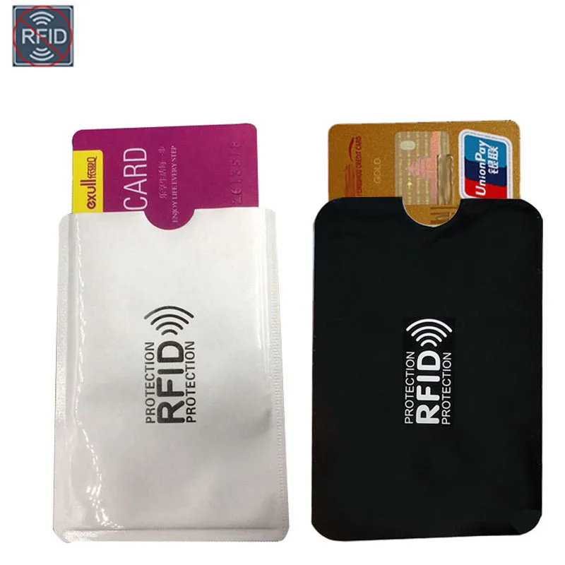 5/10 шт. Анти Rfid Бумажник Блокировка считыватель банк держатель для карт Id