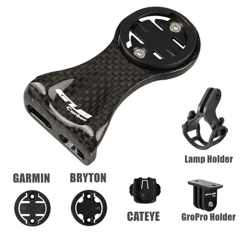 SOONHUA Bicycle Metal Bracket with for Camera Computer Handlebar Mount Bracket Holder Accessory for Bryton