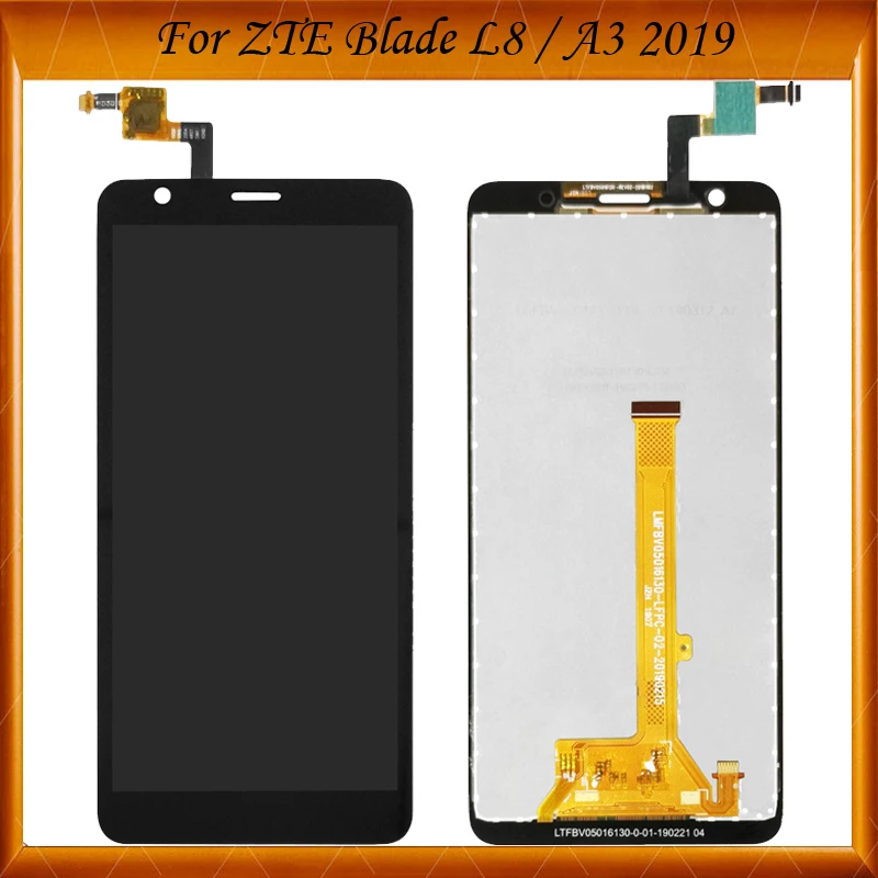 

5.0 Inch For ZTE Blade L8 / A3 2019 LCD Display With Touch Sensor Digitizer Assembly For ZTE A3 2019 LCD Screen