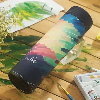 

New 304 Stainless Steel Liner Thermos Cup With Exquisite Tea Leaks Portable Stainless Steel Thermos Cup