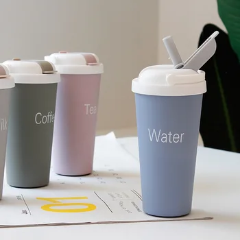 

Zounich 500ML Thermos Double Wall Stainless Steel Vacuum Flasks Thermos Cup Coffee Tea Milk Travel Mug Thermo Bottle Thermocup