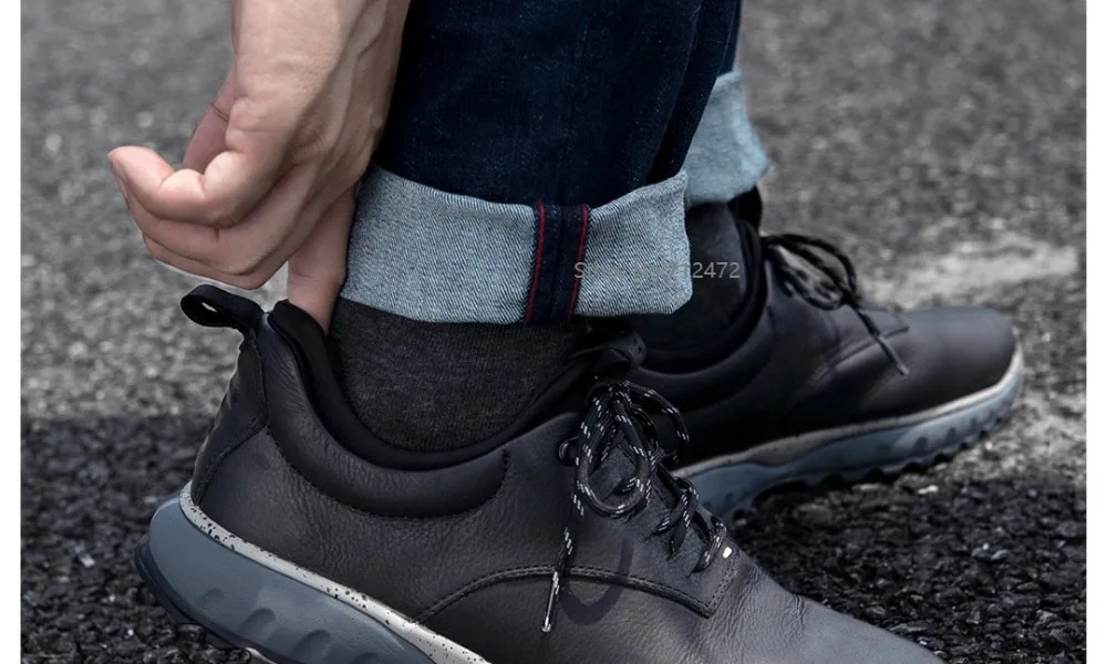 Qimian амортизирующая повседневная мужская обувь из воловьей кожи Антибактериальная стелька износостойкая подошва Роскошная деловая обувь