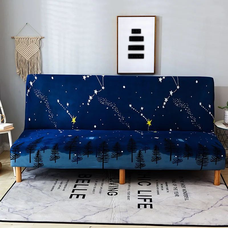 Универсальный эластичный диван-кровать Чехол все включено чехол для дивана складной диван-чехол для дивана-кровати без подлокотника складной диван - Color: 01